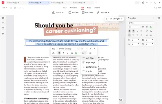 Edit PDFs with JOPDF for Windows