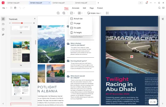 Read PDF files with JOPDF for Windows